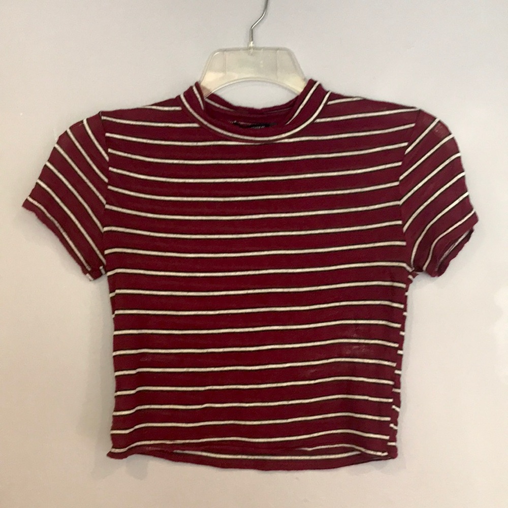 Forever 21 stripped crop top